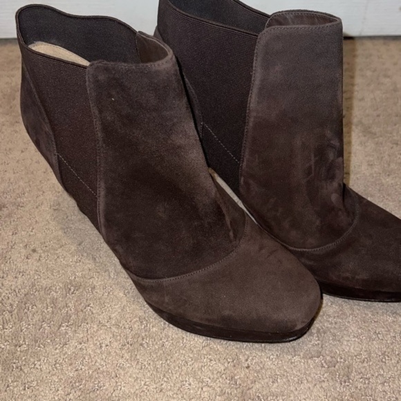 VIA SPIGA Suede Ankle Boots - Picture 4 of 5